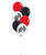 (Pick Your Own Helium Balloon Cluster) 12" Racing Flag Print Balloons Cluster - Fashion Color (6pcs) (Pick Your Own Helium Balloon Cluster) 12" Racing Flag Print Balloons Cluster - Fashion Color (6pcs)