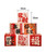 Chinese New Year Gift Box Decoration (Set of 6) - Wishing You Wealth 新年快乐 招财进宝 Chinese New Year Gift Box Decoration (Set of 6) - Wishing You Wealth 新年快乐 招财进宝