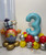 [Birthday] Create your own Birthday Bash Fashion Reflex Balloons Centerpiece (1 Digit) -  Pastel Blue