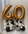 [Birthday] Create your own Birthday Bash Fashion Balloon Stand (1 Digit) - Gold