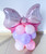 Fiocco Rosa Pink Ribbon Bow Balloons Stand