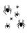 [Frightfully Fun Halloween] Spooky PVC 3D Wall Decorations - Spider (24pcs)
