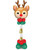 [Merry Christmas 2025] Christmas Themed Balloon Tower (2m) - Loveable Reindeer
