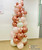 (Create your own Chalk Matte & Reflex Colors!) Standing Organic Balloons Arch 2m - Arch to flow to the Right 
