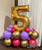 [Birthday] Create your own Birthday Bash Fashion Reflex Balloons Centerpiece (1 Digit) - Gold