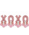 [Happy Valentine's Day] XOXO Balloon Stand Set - Rose Gold