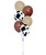 [Animal] Fun At The Farm Balloons Package - 11'' Farm Animal Balloon Cluster - Fashion Colors