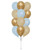 [Animal] Innocent Dog Balloons Package- 12'' Chrome Latex Balloon Cluster - Fashion Color