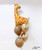 [Animal] Safari Animal Jungle Giraffe Reflex Gold Balloons Bouquet