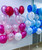 (Create Your Own Helium Balloon Cluster) Round Foil & Metallic Latex Balloons Cluster - More Colors