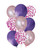 (Create Your Own Helium Balloon Cluster) 12'' Round Confetti (1cm) Balloon Cluster - Metallic & Chrome Color 9pcs

Colors: Metallic Pink, Chrome Purple & Hot Pink Confetti