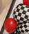 [Transportation] Black and White Checkerboard Vroom Vroom Balloons Bouquet