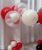 (Create Your Own Table Balloon Stand) 12" Fashion Latex Triplet Table Balloon Stand (105cm tall)