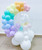 Personalised Rainbow Macaron Crystal Globe Balloons Centerpiece