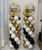 *Signature* Personalised Jumbo Bubble Metallic Confetti Balloon Column 2m (Create your own colors!) 