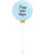 [Baby] Baby Boy 100 Days (Personalised Text) Balloons Package - Whale - 22" Personalised Jewel Balloon - Macaron Pastel Blue