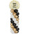 *Signature* Personalised Jumbo Latex Round Confetti Balloons Column 2m (Create your own colors!) 

Colors: Fashion Black, Fashion White, Chrome Gold & Jumbo Round Metallic Gold Confetti
