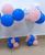 12" Fashion Latex He? or She? Gender Reveal Table Balloon Stand (105cm tall)