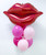 [Barbie] Glitter Lips Balloons Bouquet