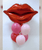 [Barbie] Glitter Lips Balloons Bouquet