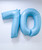 40" Giant Number Foil Balloon (Pastel Blue) - Number '7'