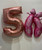 Elegant Ballet Slippers Glitter Holographic Foil Balloon (32inch)