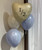 18" Personalised Heart Foil Balloon - Macaron Matte Yellow