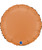 18" Round Foil Balloon - Satin Caramel