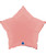 18" Star Foil Balloon - Macaron Matte Pink