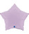 18" Star Foil Balloon - Macaron Matte Lilac