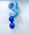 40" Giant Number (Pastel Blue) Balloons Cluster - Make Your Years Count (Number 0-9)