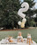 40" Giant Number (Shiny Elegant White) Balloons Cluster - Celebrate in Numerals (Number 0-9)
