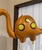 [Dinosaur] Adorable Orange Brontosaurus Foil Balloon (35inch)