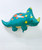 [Dinosaur] Adorable Green Triceratops Foil Balloon (30inch)