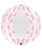 19" Globe Transparent Printed Balloon - Pink Footprint (GBG74012SVT)