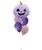 [Spooky Halloween] Funny Pumpkin Lilac Balloons Bouquet