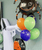 [Frightfully Fun Halloween] Funny Pumpkin Green Reflex Balloons Stand