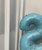 [Birthday] Create your own Birthday Bash Fashion Balloon Stand (1 Digit) - Pastel Blue
