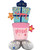[Birthday] Happy Birthday Gift Boxes Standup Balloons Package - Happy Birthday Gift Boxes Standup (47inch)