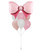 Fiocco Rosa Pink Ribbon Bow Balloons Bouquet