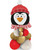 [Merry Christmas 2023] Christmas Balloons Package - The North Pole - Sweet Penguin Head Chrome Balloons Stand