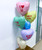 [Happy Valentine's Day] 18" Personalised Macaron Matte Heart Foil Balloons Surprise Box (6pcs)