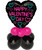 [Happy Valentine's Day] Happy Valentine's Day Balloon Display Delight - Mini Neon Noir 