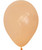 12" Standard Fashion Color Round Latex Balloon - Peach Blush