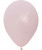 12" Standard Fashion Color Round Latex Balloon - Pastel Matte Pink