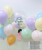 12" Standard Fashion Color Round Latex Balloon - Pastel Matte Blue