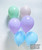 12" Standard Fashion Color Round Latex Balloon - Pastel Matte Blue