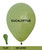 12" Standard Fashion Color Round Latex Balloon - Eucalyptus