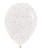 18'' Marshmallow Sprinkles Clear Latex Balloon - Snow White