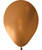 11" Chrome Round Latex Balloon - Copper